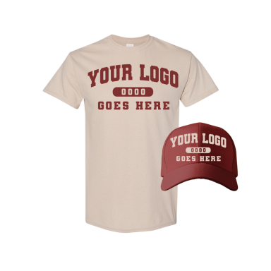 Combo GJK004 Burgundy / Sand Tee